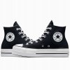 Converse Chuck Taylor All Star Platform wysokie buty trampki damskie na platformie czarne